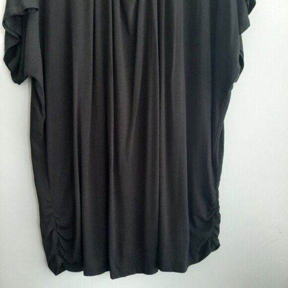 ADDITION ELLE Short Sleeve Tunic Top Beaded Neckline PLUS Sz 4X - Picture 4 of 10